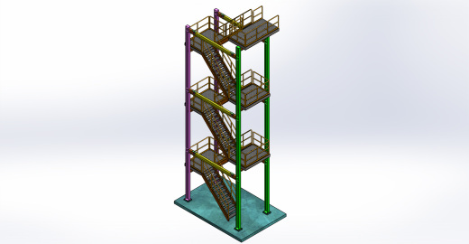 消防逃生楼梯缩略图